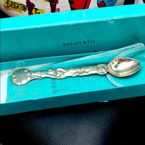 Tiffany silver baby spoon